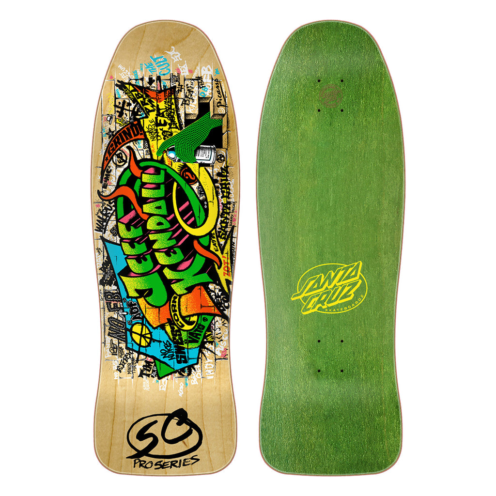 SANTA CRUZ REISSUE DECK KENDALL GRAFFITI 9.69x29.85 – Shredz Skateboard ...