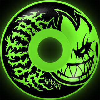 Spitfire Formula Four Radial Full 99D Wheels (54mm) Glow In The Dark