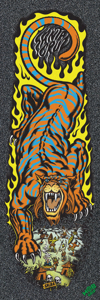 MOB x Santa Cruz Salba Tiger Large logo Griptape (11 inch)