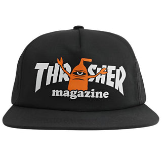 Thrasher x Toy Machine Sect Logo Snapback Hat (black)