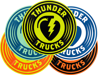 Thunder Grenade Circle Logo Sticker 5"