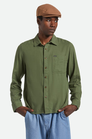 Brixton Hasting Light Flannel Shirt (Wild Green)