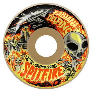Spitfire Formula Four Fabiano Delfino Invasion Conical Full 99D Wheels (54mm)