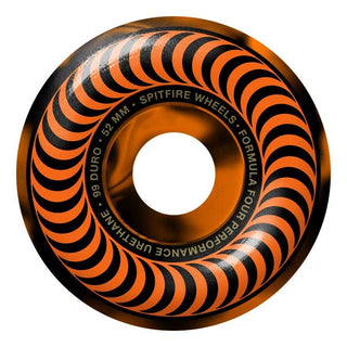 Spitfire F4 Orange Black Swirl Classic Wheels 99D (52mm)