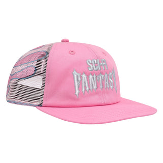 Sci-Fi Fantasy Biker Logo Hat (pink)