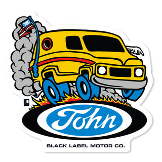 Black Label Lucero Man Van Sticker