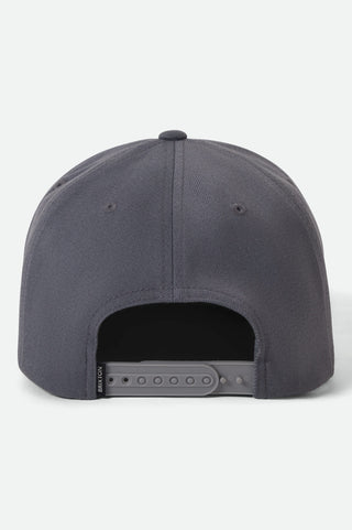 Brixton Oath III Snapback Hat (future grey)