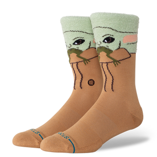 Stance Grogu Hungry Crew Socks (green)