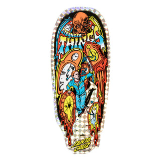 SANTA CRUZ DECK STRANGER THINGS GRABKE MAX MELTING  CLOCK (9.7)