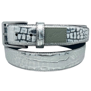Loosey Premium Croc Belt (silver)