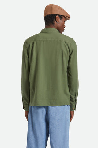Brixton Hasting Light Flannel Shirt (Wild Green)