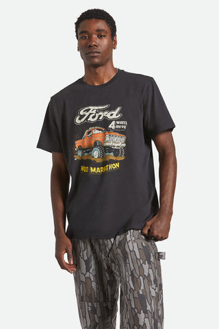 Brixton x Ford Mud Marathon T-Shirt (black)