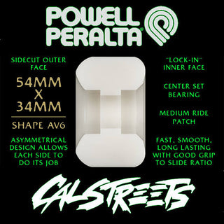Powell Peralta Dragon Nano Rat Wheels AV6 88A 54mm x 34mm