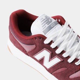 New Balance #480 (Burgundy/ White)