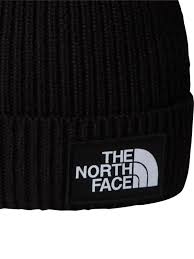 The North Face Kids Logo Box Cuffed Beanie (TNF Black)
