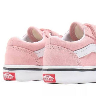 Vans Kids Old Skool Shoes (Powder Pink/True White)