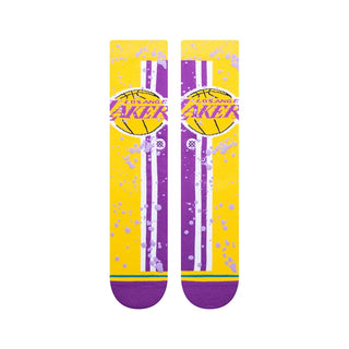 Stance x NBA Lakers Overspray Crew Socks