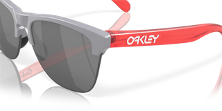 Oakley Frogskins Lite (Matte Fog/ Red) PRIZM Grey Sunglasses