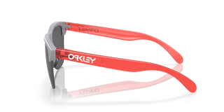 Oakley Frogskins Lite (Matte Fog/ Red) PRIZM Grey Sunglasses
