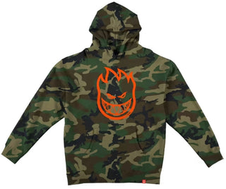 Spitfire Bighead Hoodie (Forest Camo/Orange)