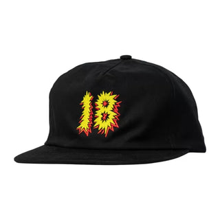 Anti Hero 18 Snapback Hat (Black/Yellow/Red)