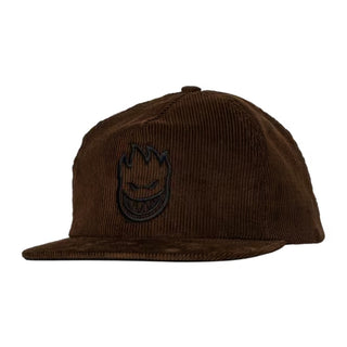 Spitfire Bighead Snapback Hat (Brown/Black)