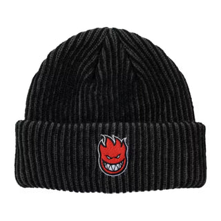 Spitfire Bighead Fill Cuff Beanie (Black/Charcoal/Red)