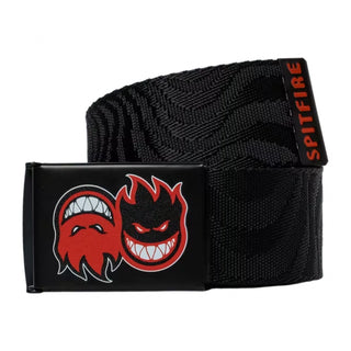 Spitfire Eternal Swirl Jacquard Web Belt (Black/Red)