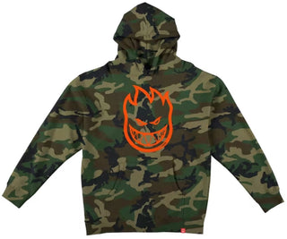 Spitfire Kids Bighead Hoodie (Forest Camo/Orange)