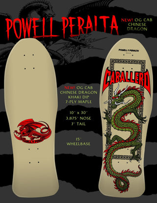 POWELL PERALTA CAB CHINESE DRAGON '26' (10) PRE-BOOK