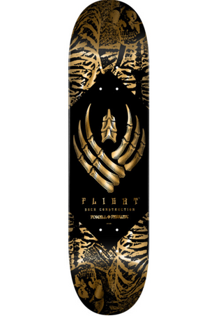 Powell Peralta Skeleton Flight Deck Black/Gold (8.63)