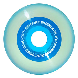 Spitfire Radial Sapphire Wheels Clear/Blue 90D (56mm)