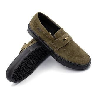 Vans Beatrice Style 53 Skate Slip On Shoes (Dark Olive)