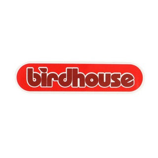 Birdhouse Sticker (Red)