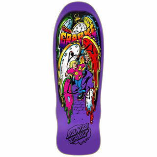 Santa Cruz (PRE-BOOK) Reissue Deck Grabke Melting Clock (9.7x31.5)