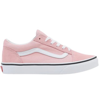 Vans Kids Old Skool Shoes (Powder Pink/True White)