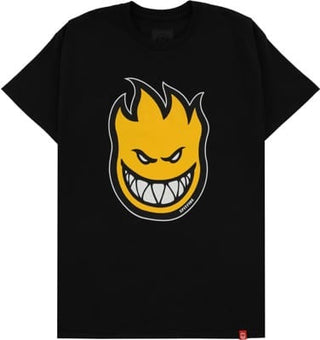 Spitfire Bighead Fill T-Shirt (Black/Gold) (LAST ONE SIZE SMALL)