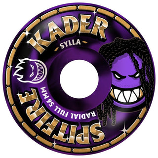 Spitfire Formula Four 99D Kader Sylla Radial Full wheels 56mm black purple swirl