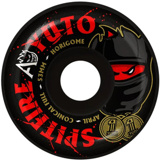 Spitfire x April Yuto Pro F4 Conical Full 99D Wheels (53mm) Black