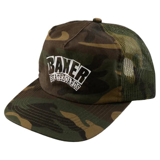 BAKER Arch Logo Camo Trucker Hat