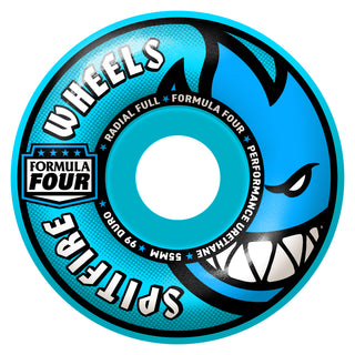 Spitfire F4 Team Colors Radial Full Wheels 99A (55mm)