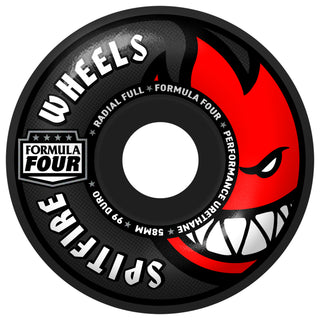 Spitfire F4 Team Colors Radial Full Wheels 99A (58mm)