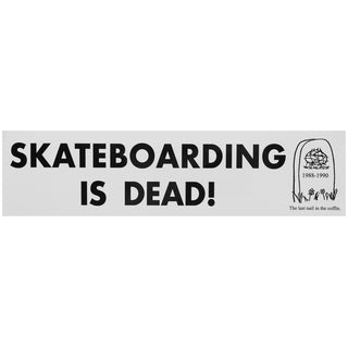 World Industries Skateboarding Is Dead Bumper Sticker 5pk