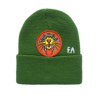 Fucking Awesome Tiger Cuff Beanie (Green)