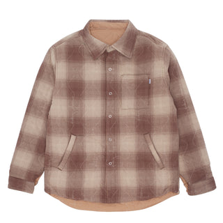 2022_FA_Fall_GraphicDetail_Apparel_LightweightReversibleFlannel_TanBrown_Front1_1400x