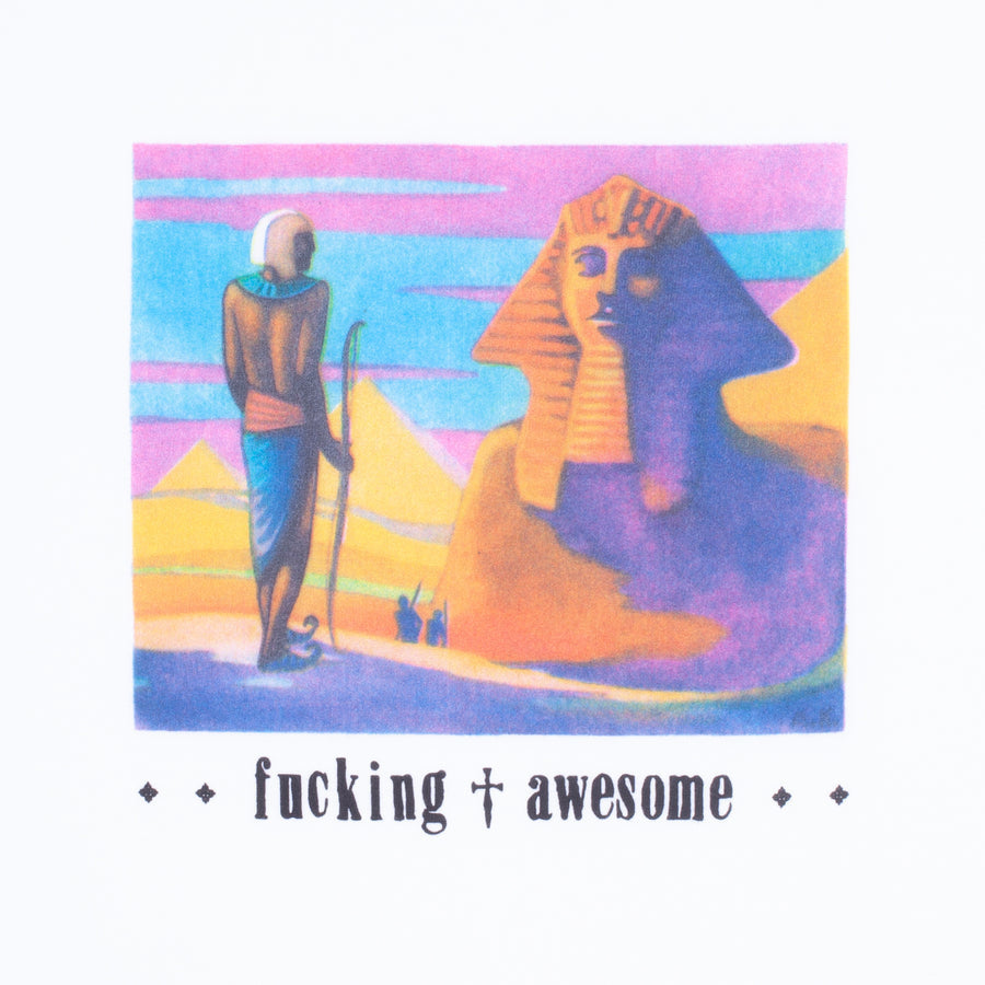 Fucking Awesome Egyptian L-S T-Shirt (White)