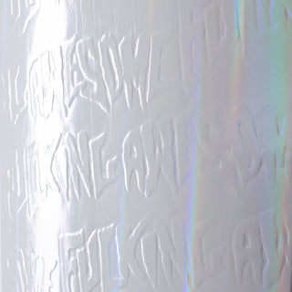 Fucking Awesome Stamp Emboss White Rainbow Deck (8.25)