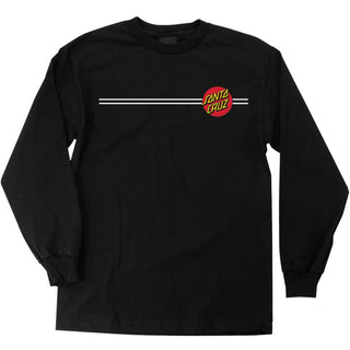 Santa Cruz Kids Classic Dot L/S T-Shirt (black)