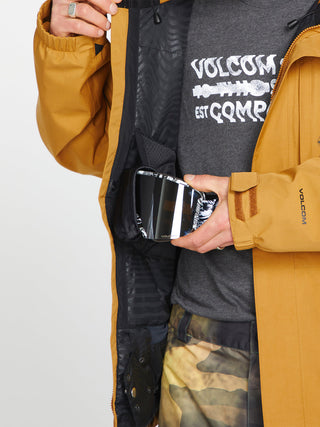 Volcom Mens Dua Insulated Gore-Tex Jacket (Caramel)