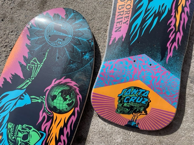 Santa Cruz Obrien Reaper By Shepard Re-Issue Deck (9.85) – Shredz